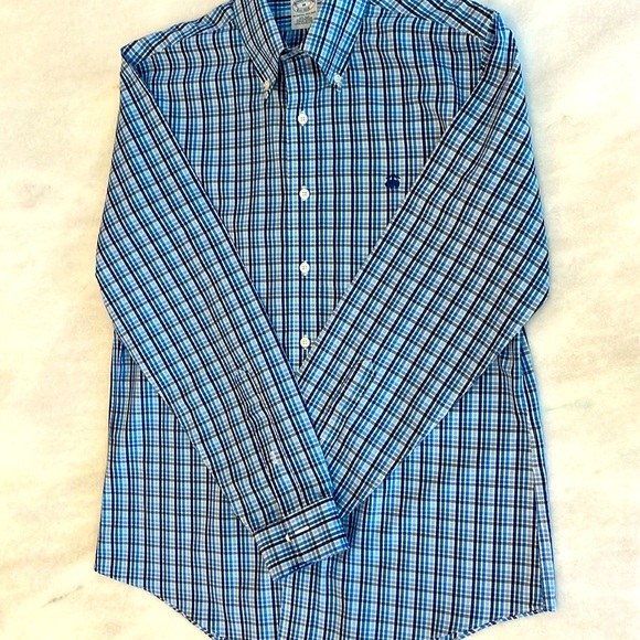 Brooks Brothers Men’s Dress Button-down Shirt - Men’s Size Medium - Picture 2 of 4